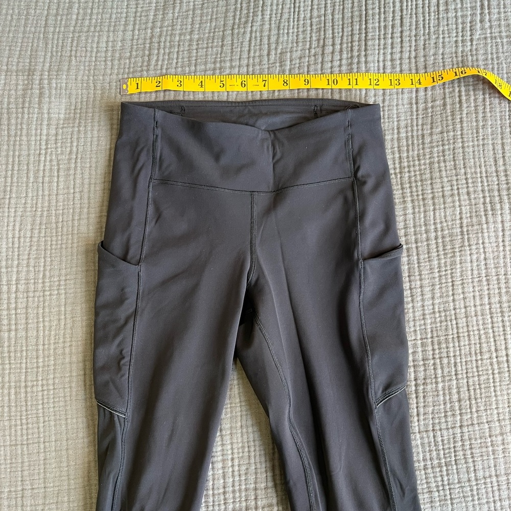 Lululemon Green Speed Up Leggings, High Waist - Picture 3 of 7